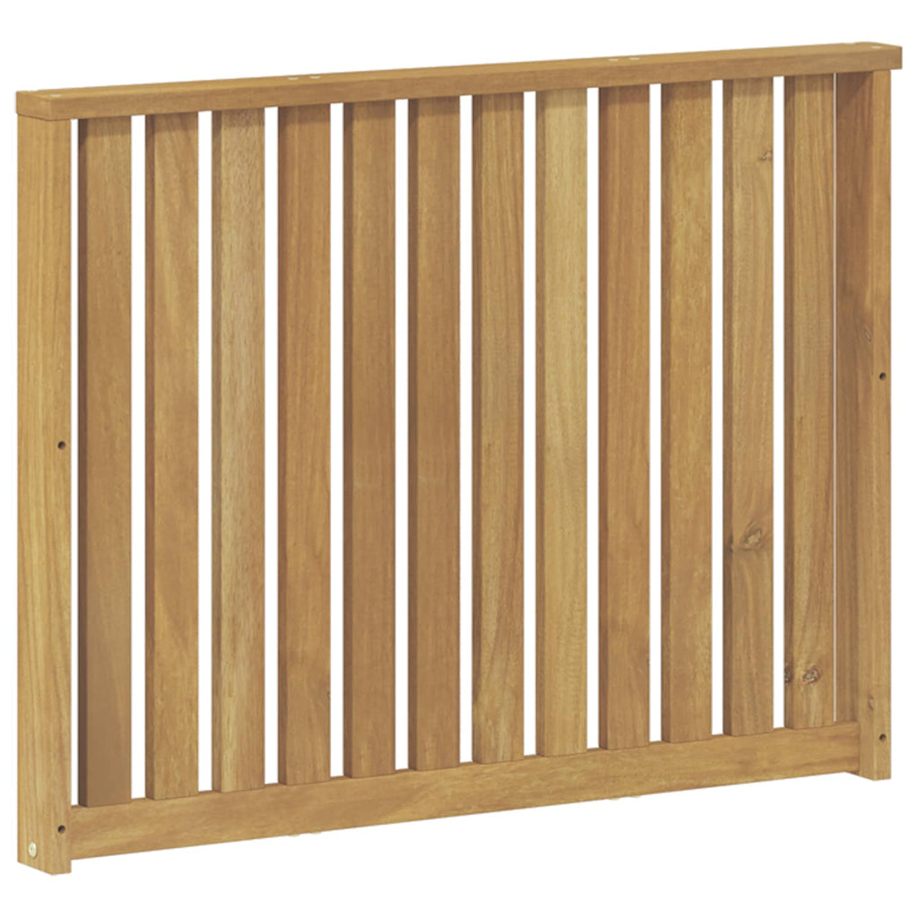 vidaXL Moduł podłokietników 2 pcs Biały 80 x 6 x 61 cm
