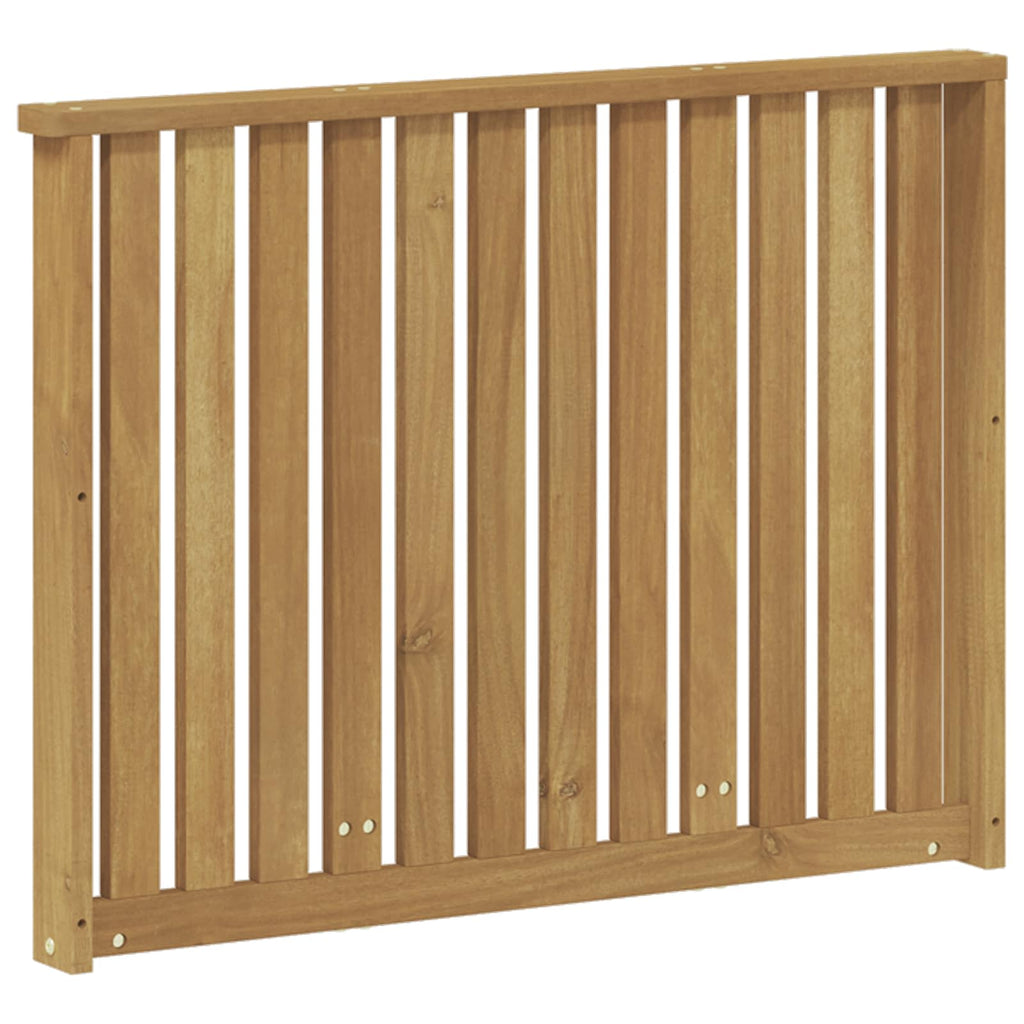 vidaXL Moduł podłokietników 2 pcs Biały 80 x 6 x 61 cm
