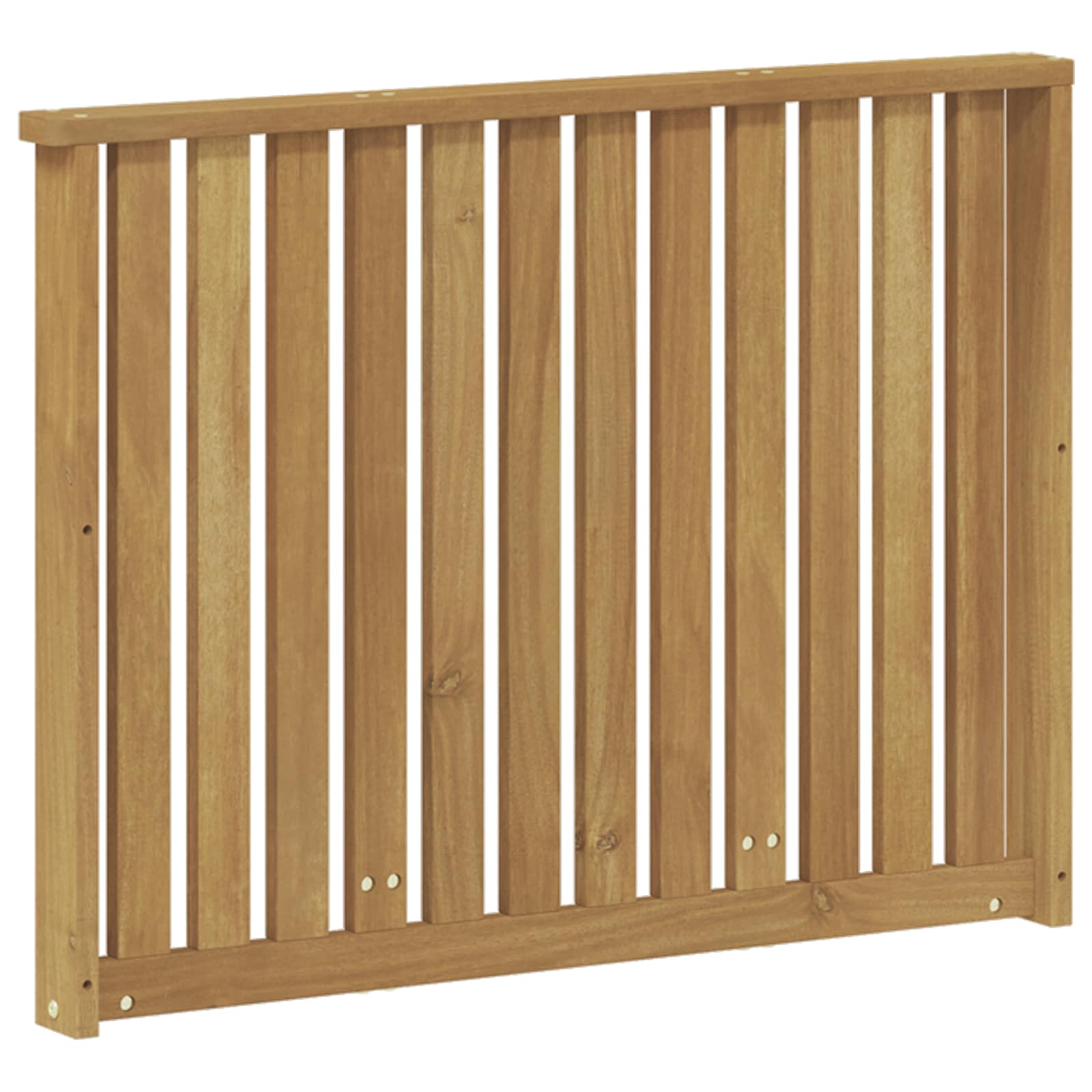 vidaXL Moduł podłokietników 2 pcs Biały 80 x 6 x 61 cm