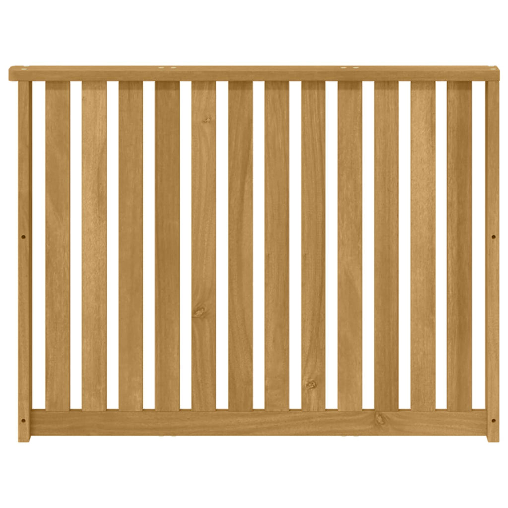 vidaXL Moduł podłokietników 2 pcs Biały 80 x 6 x 61 cm