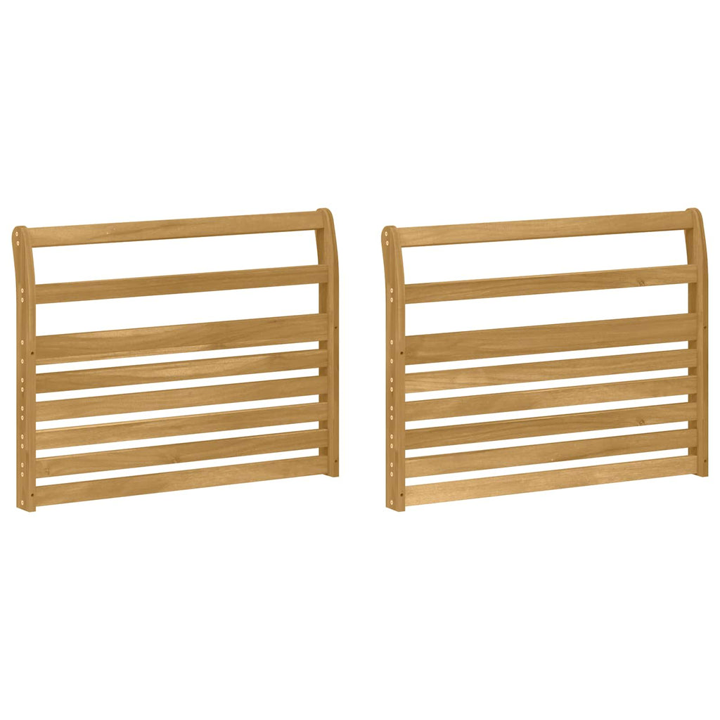vidaXL Moduł podłokietników 2 pcs Biały 78,5 x 8,5 x 60 cm
