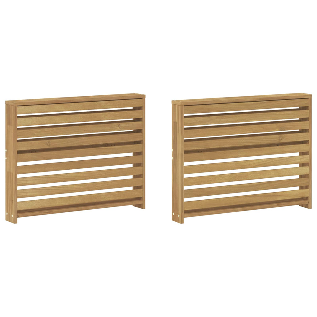 vidaXL Moduł podłokietników 2 pcs Biały 78,5 x 10 x 61 cm