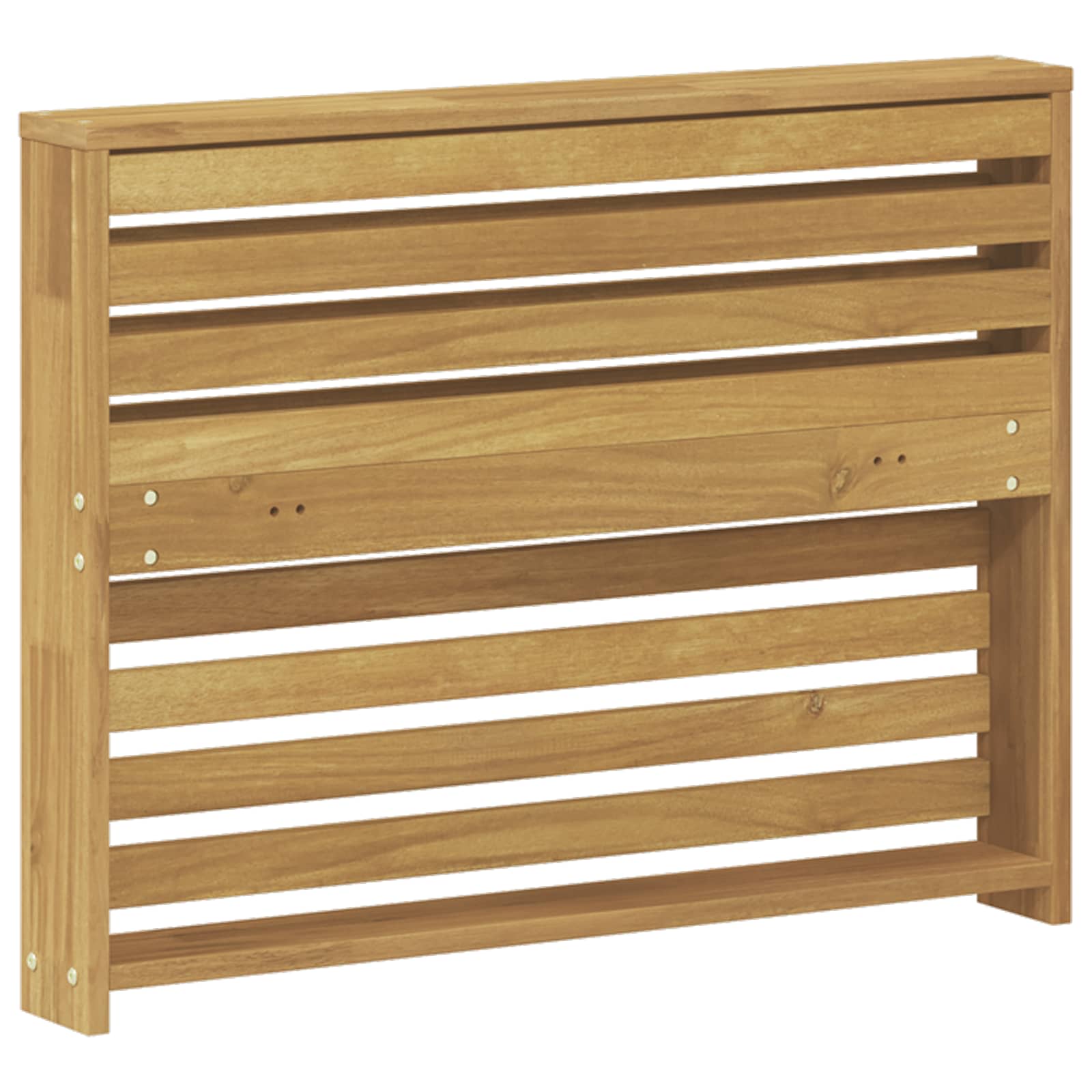 vidaXL Moduł podłokietników 2 pcs Biały 78,5 x 10 x 61 cm