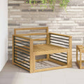vidaXL Moduł podłokietników 2 pcs Biały 80 x 6 x 61 cm
