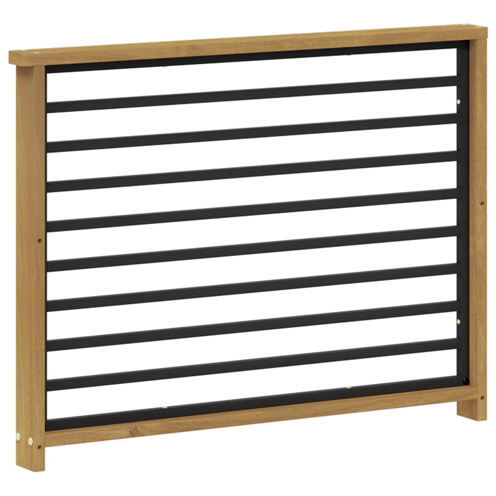 vidaXL Moduł podłokietników 2 pcs Biały 80 x 6 x 61 cm