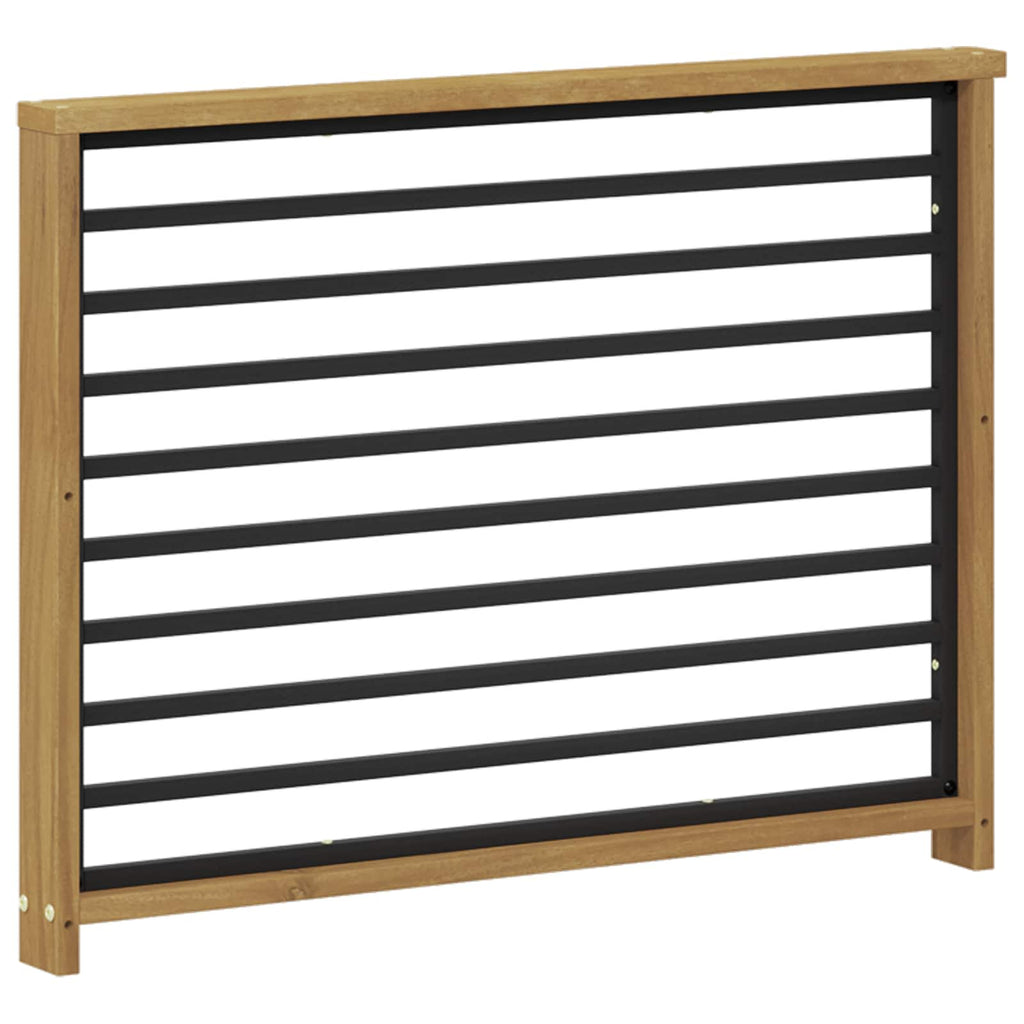 vidaXL Moduł podłokietników 2 pcs Biały 80 x 6 x 61 cm