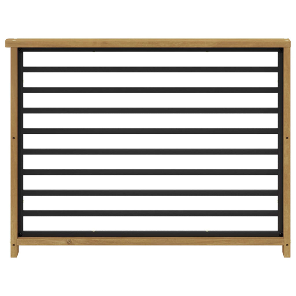 vidaXL Moduł podłokietników 2 pcs Biały 80 x 6 x 61 cm