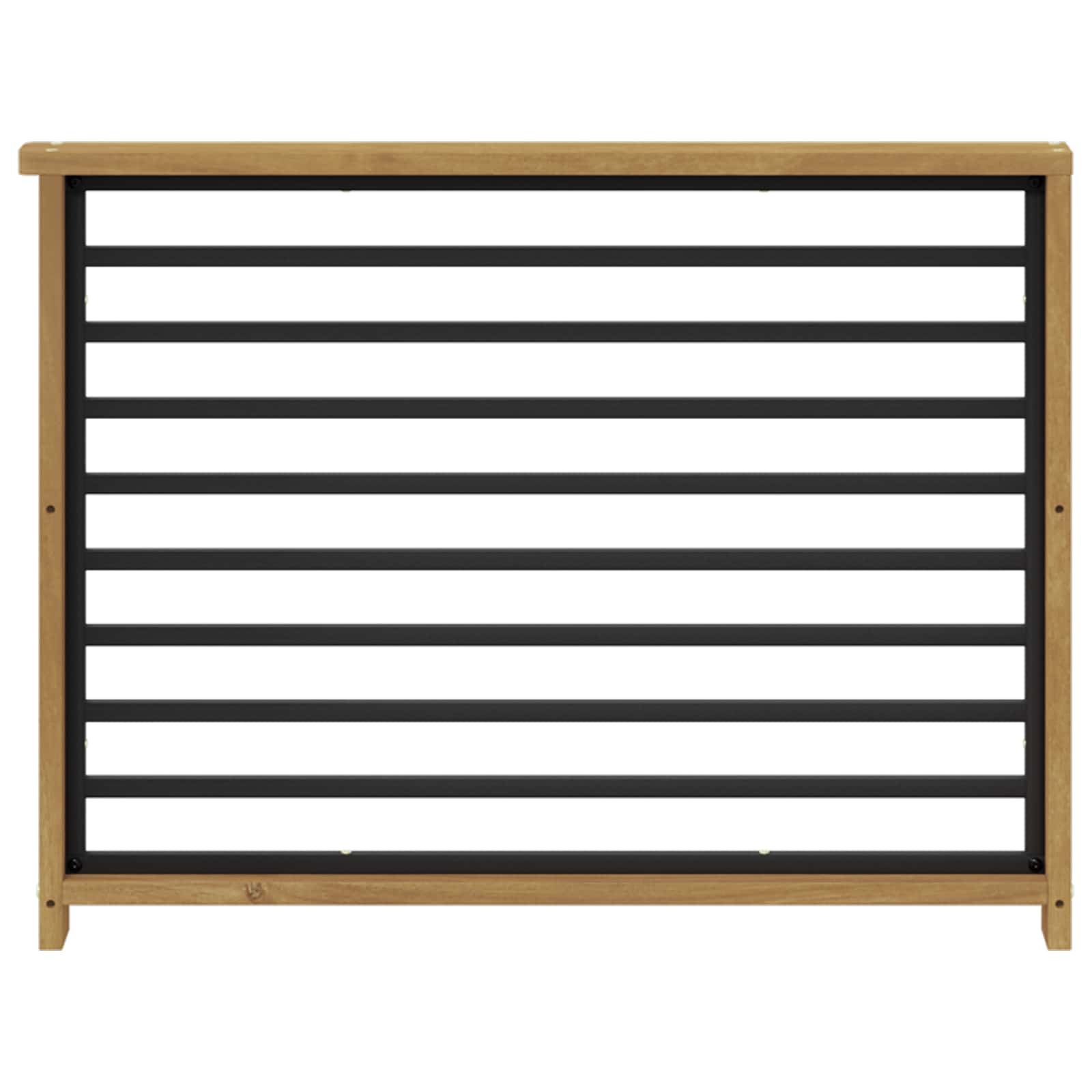vidaXL Moduł podłokietników 2 pcs Biały 80 x 6 x 61 cm