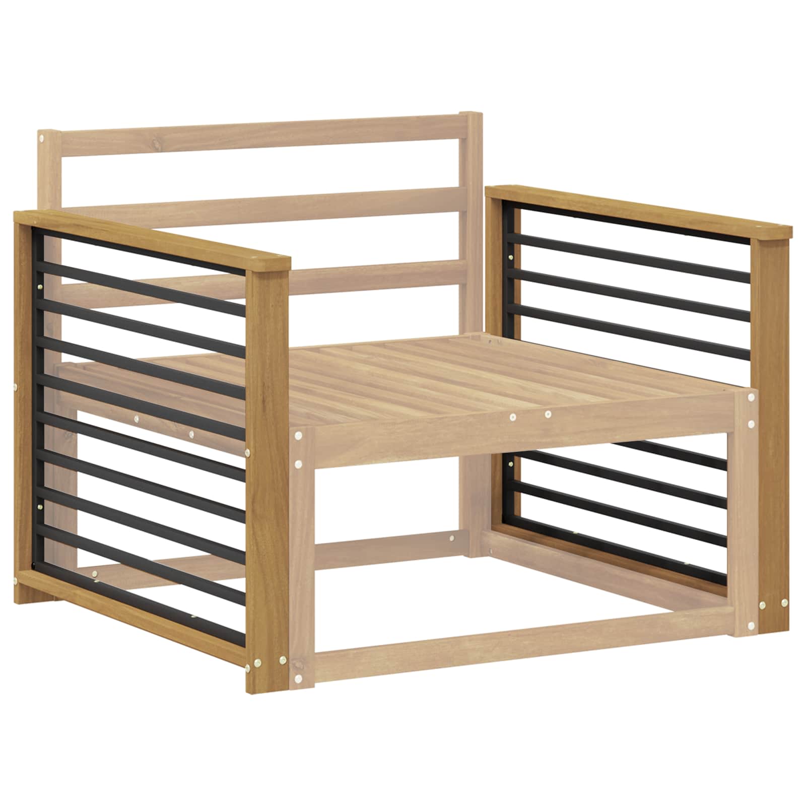 vidaXL Moduł podłokietników 2 pcs Biały 80 x 6 x 61 cm