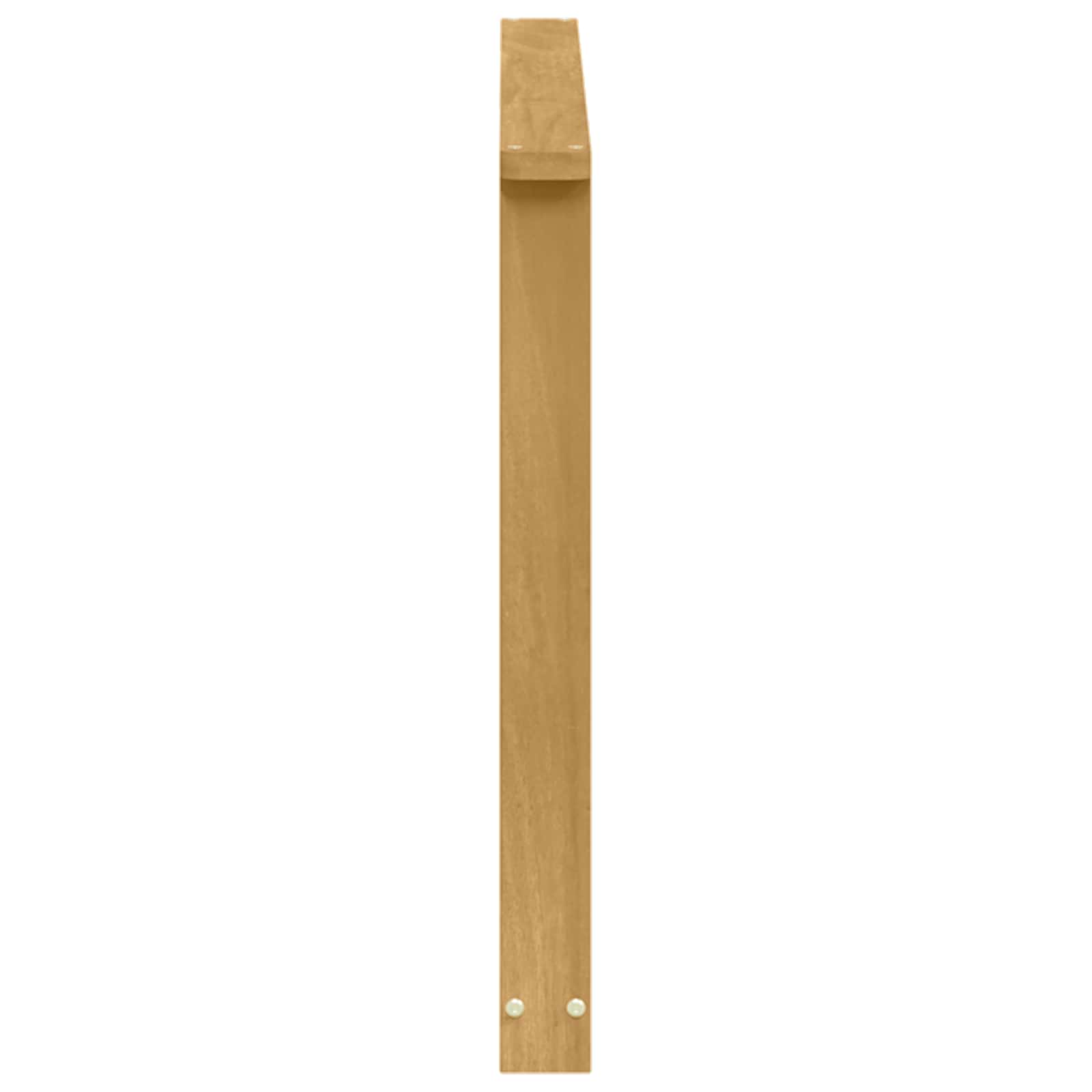 vidaXL Moduł podłokietników 2 pcs Biały 80 x 6 x 61 cm