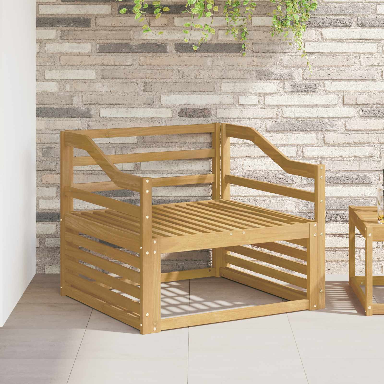 vidaXL Moduł podłokietników 2 pcs Biały 79 x 4 x 73 cm