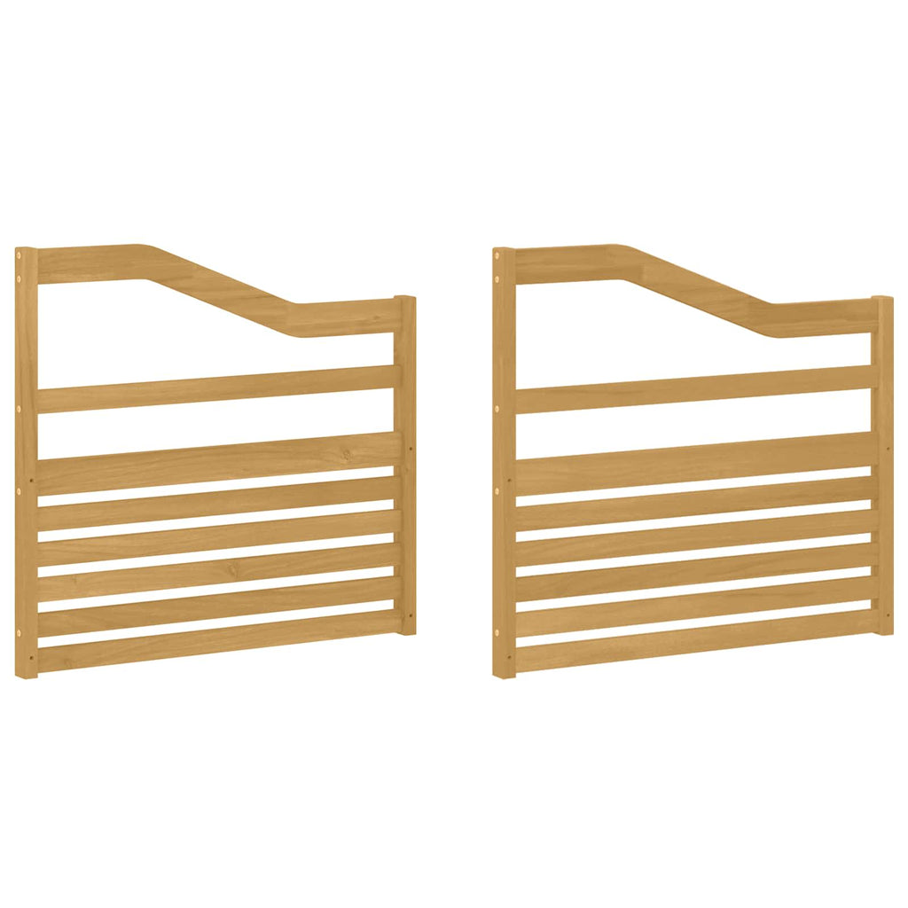 vidaXL Moduł podłokietników 2 pcs Biały 79 x 4 x 73 cm