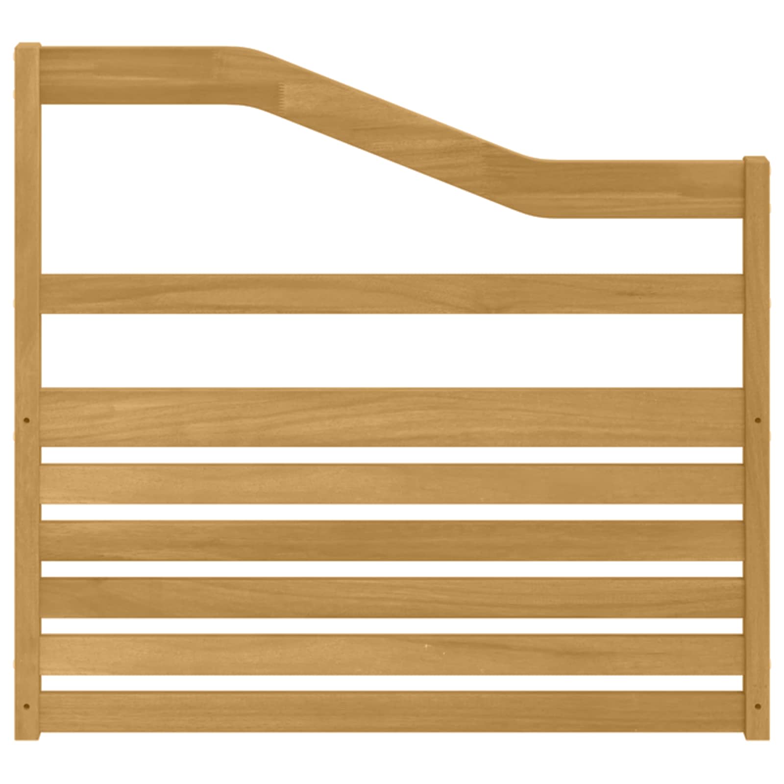 vidaXL Moduł podłokietników 2 pcs Biały 79 x 4 x 73 cm