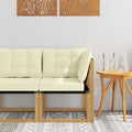 vidaXL Sofa narożna na zewnątrz