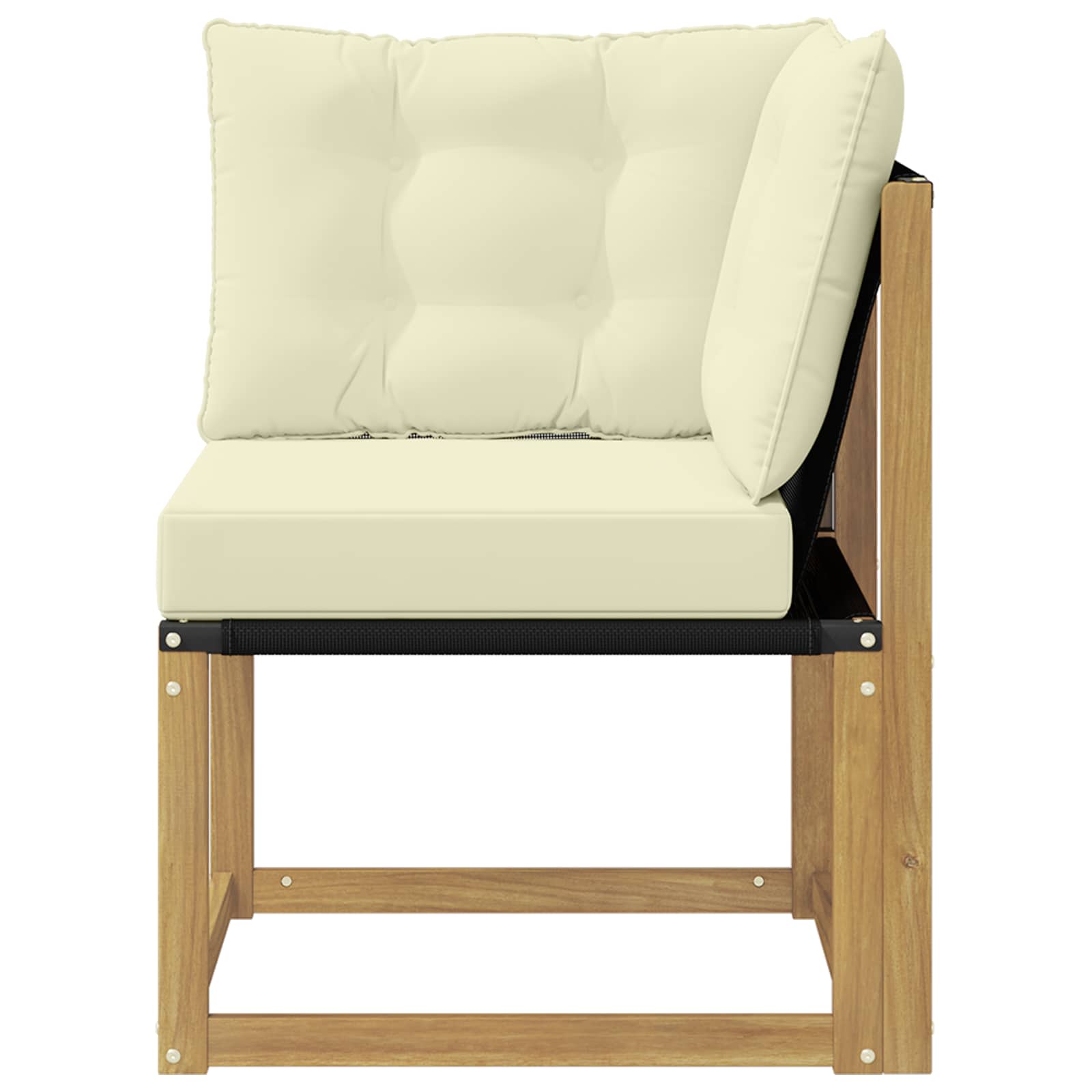 vidaXL Sofa narożna na zewnątrz