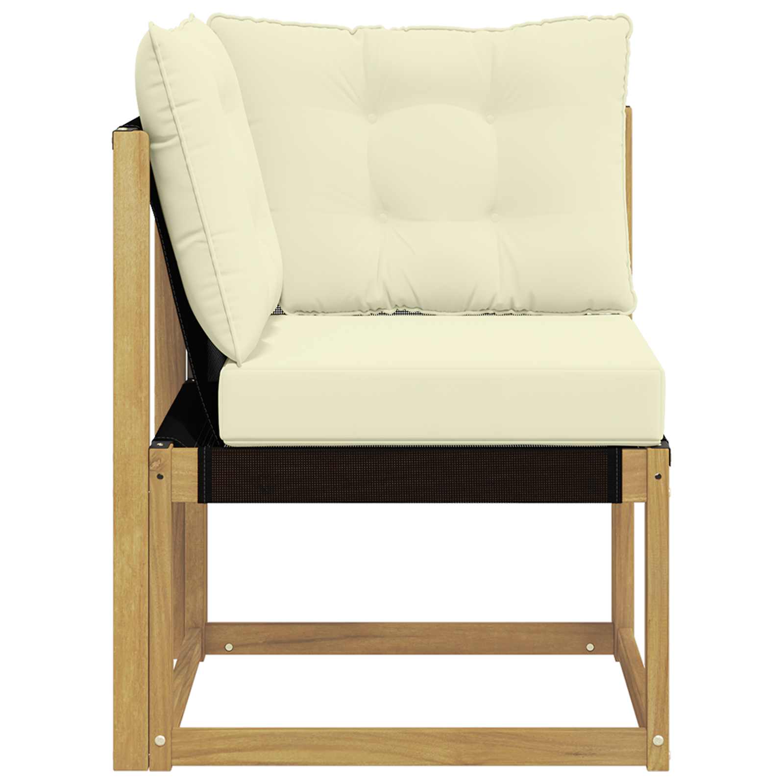 vidaXL Sofa narożna na zewnątrz