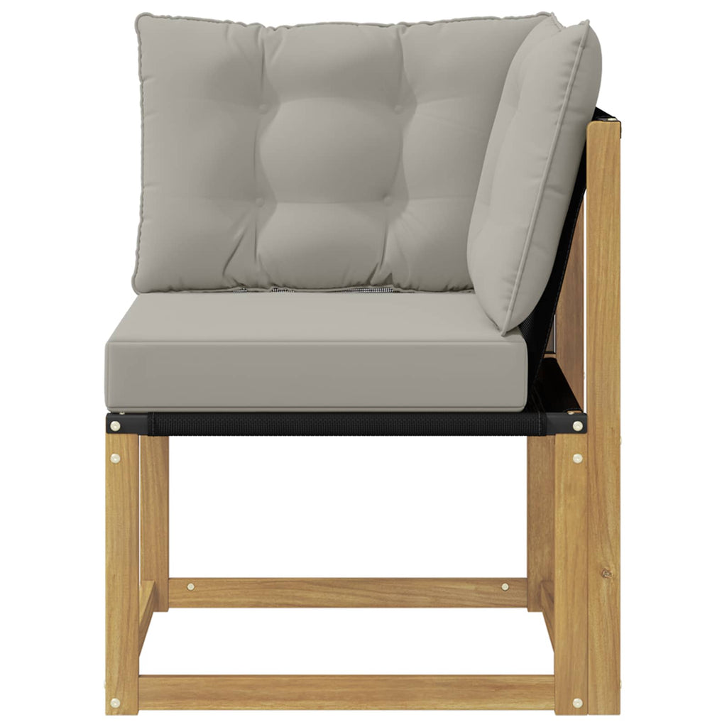 vidaXL Sofa narożna na zewnątrz