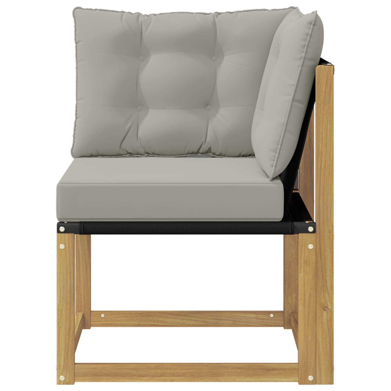 vidaXL Sofa narożna na zewnątrz