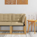 vidaXL Sofa narożna na zewnątrz