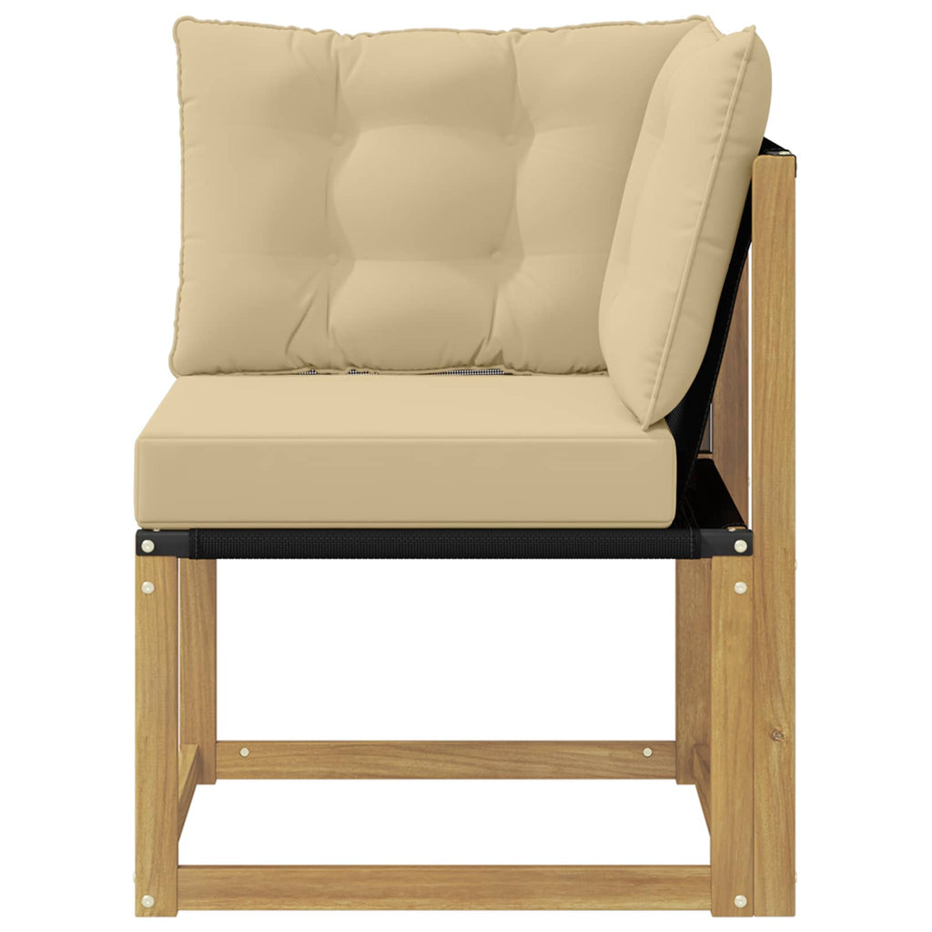 vidaXL Sofa narożna na zewnątrz