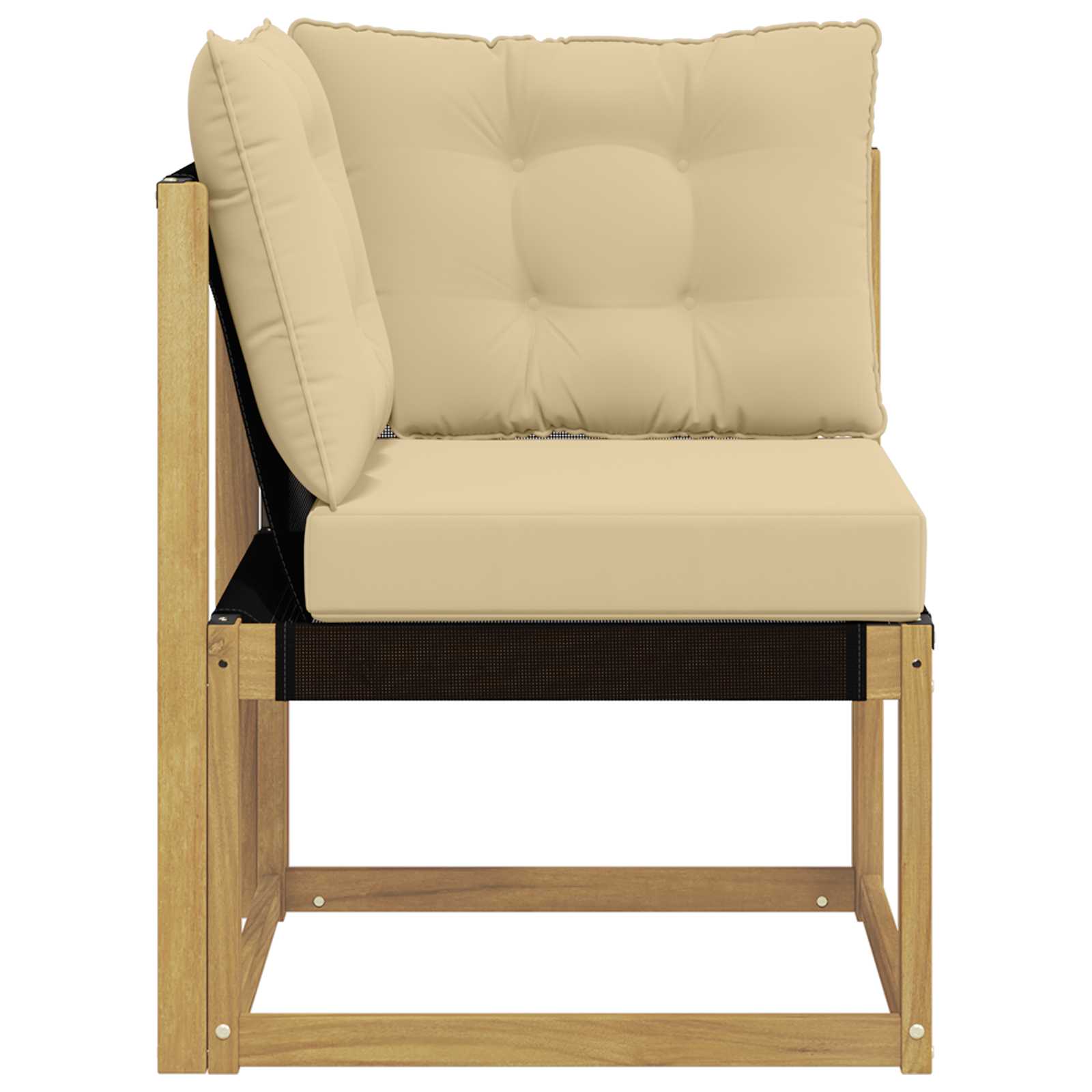 vidaXL Sofa narożna na zewnątrz