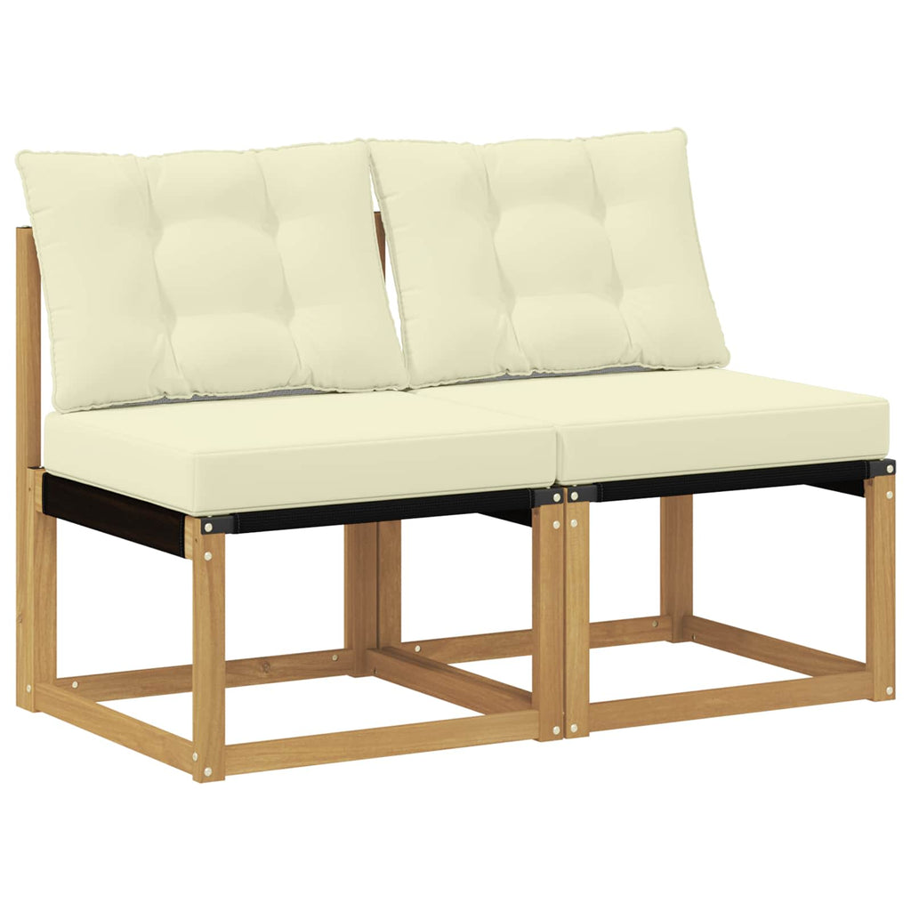 vidaXL 2 Sztuka Środkowa sofa ogrodowa