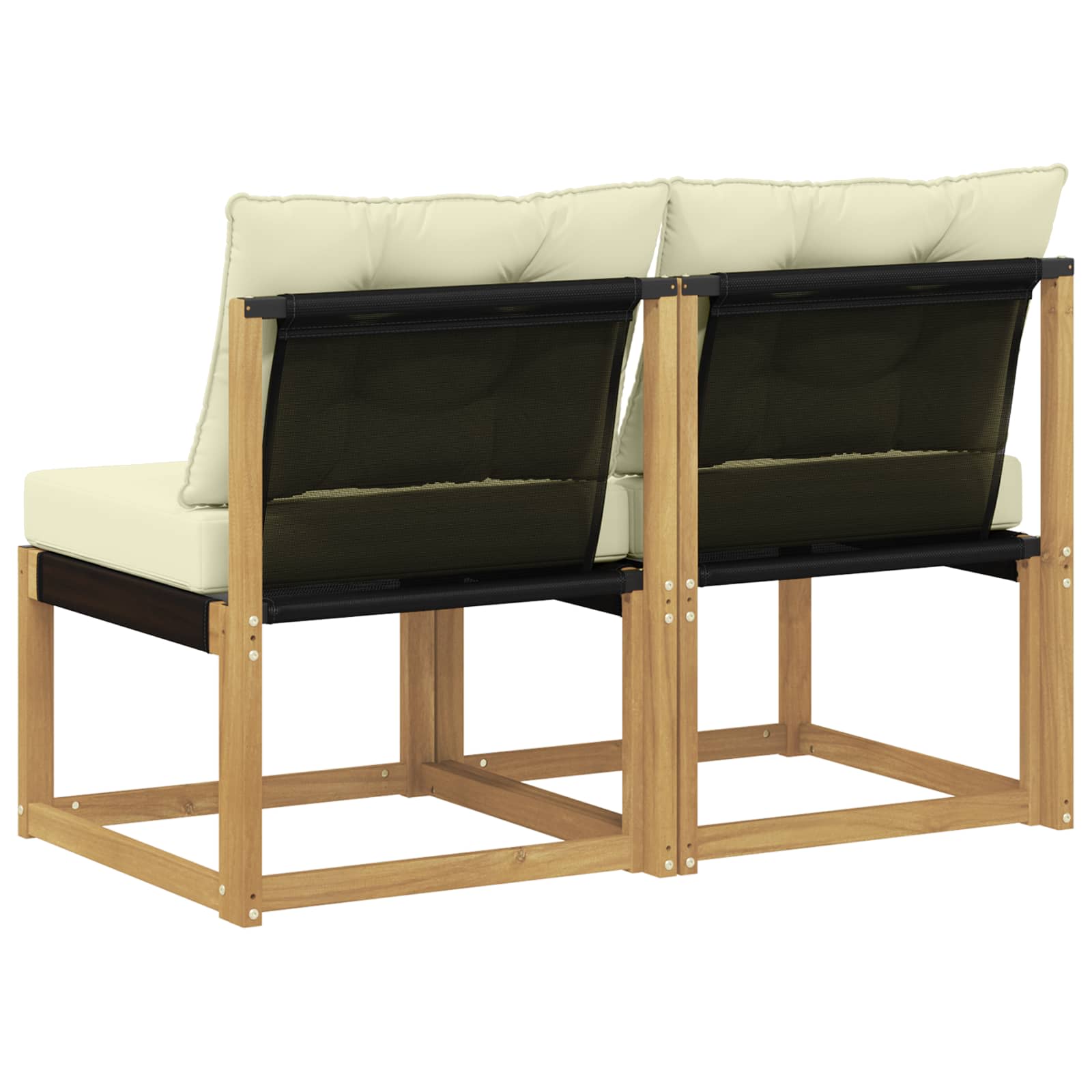 vidaXL 2 Sztuka Środkowa sofa ogrodowa