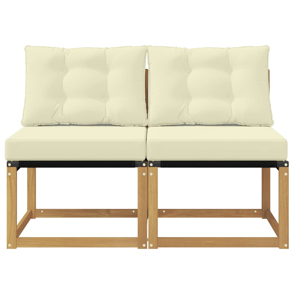 vidaXL 2 Sztuka Środkowa sofa ogrodowa