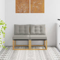 vidaXL 2 Sztuka Środkowa sofa ogrodowa