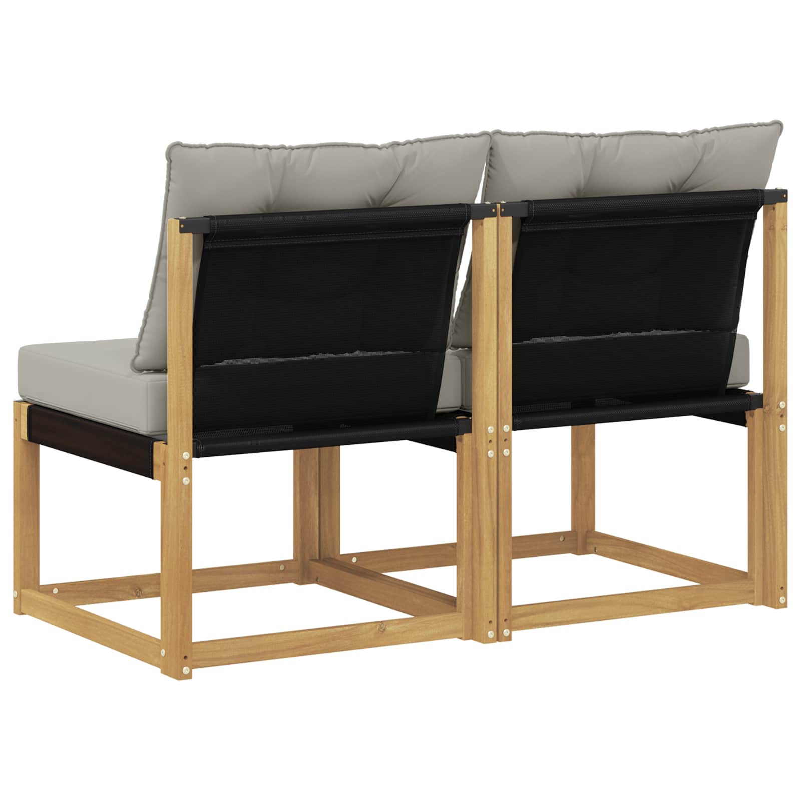 vidaXL 2 Sztuka Środkowa sofa ogrodowa