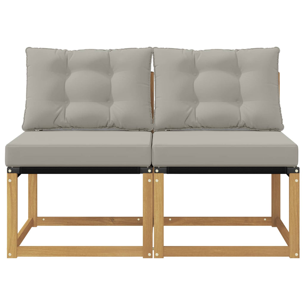 vidaXL 2 Sztuka Środkowa sofa ogrodowa
