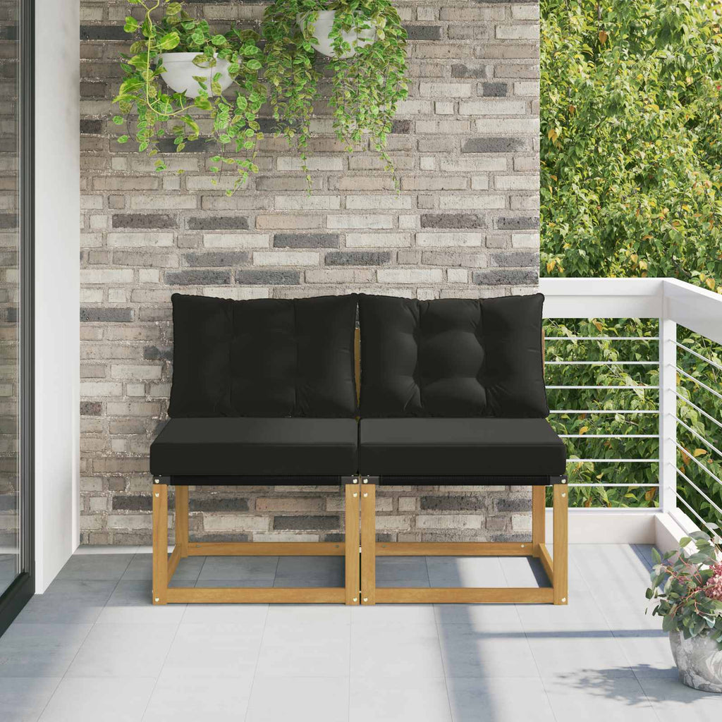 vidaXL 2 Sztuka Środkowa sofa ogrodowa