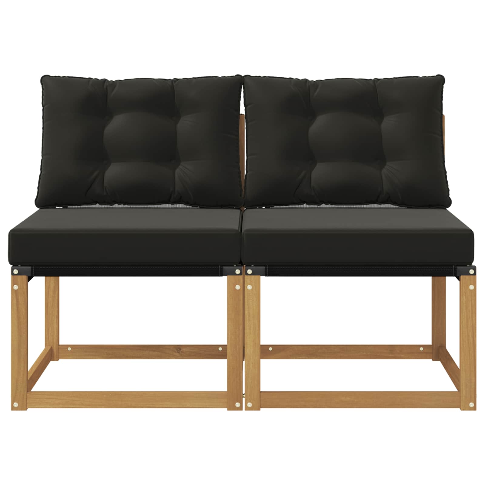 vidaXL 2 Sztuka Środkowa sofa ogrodowa