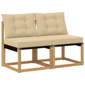 vidaXL 2 Sztuka Środkowa sofa ogrodowa