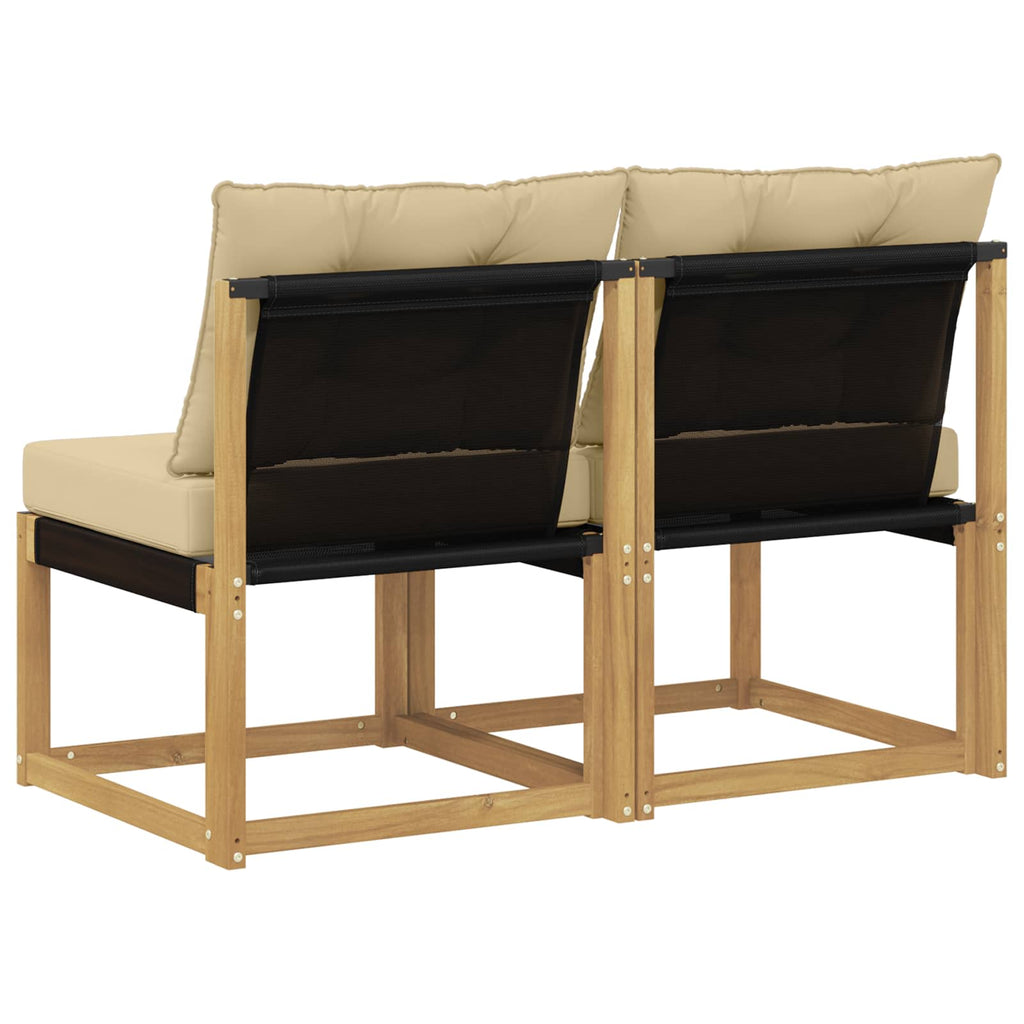 vidaXL 2 Sztuka Środkowa sofa ogrodowa