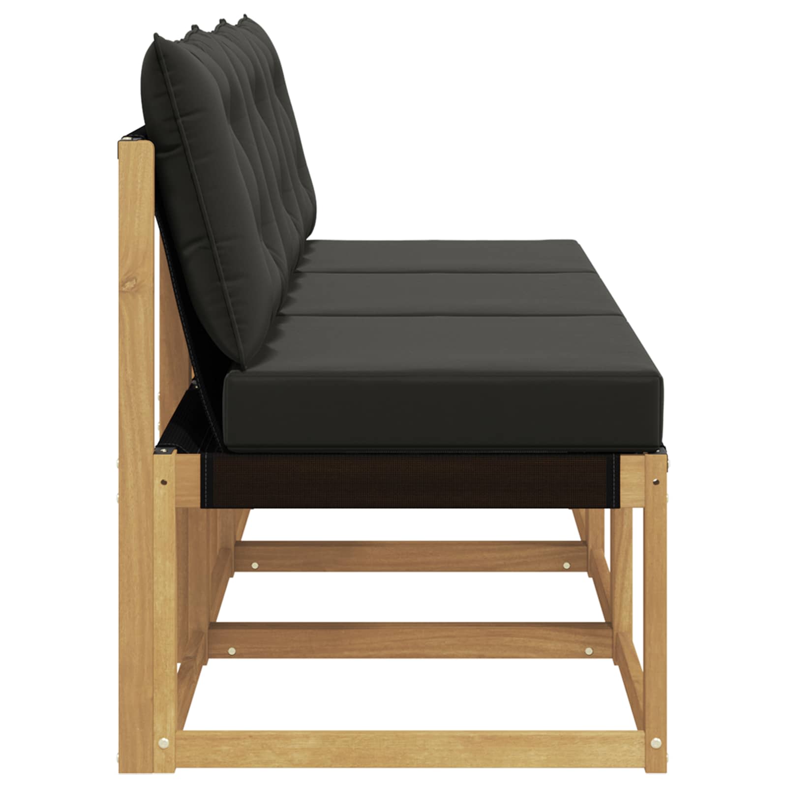 vidaXL 3 Sztuka Środkowa sofa ogrodowa