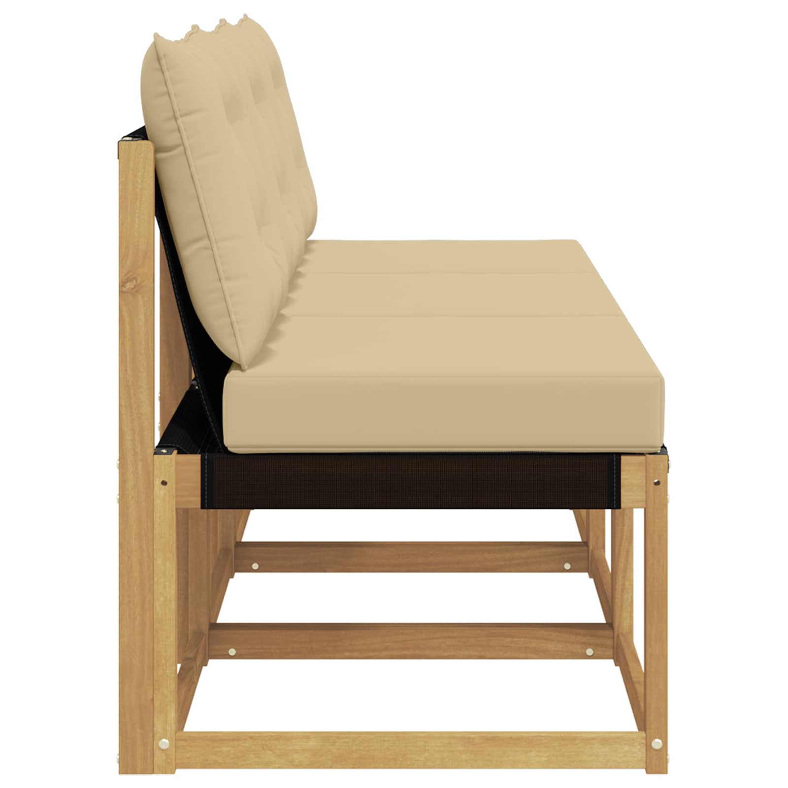 vidaXL 3 Sztuka Środkowa sofa ogrodowa