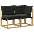 vidaXL Modułowa sofa na zewnątrz z poduszką 2 Sztuka Biały