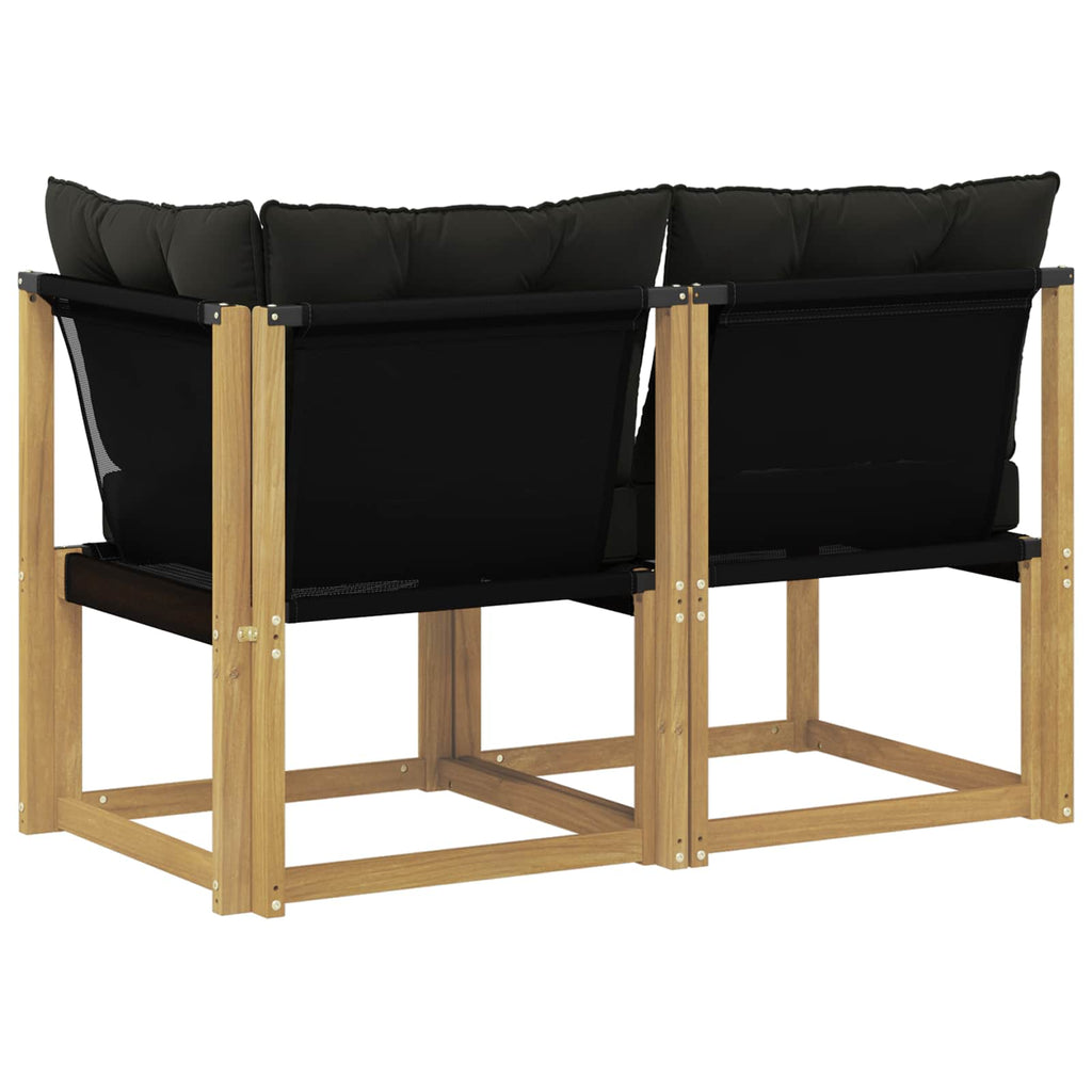 vidaXL Modułowa sofa na zewnątrz z poduszką 2 Sztuka Biały