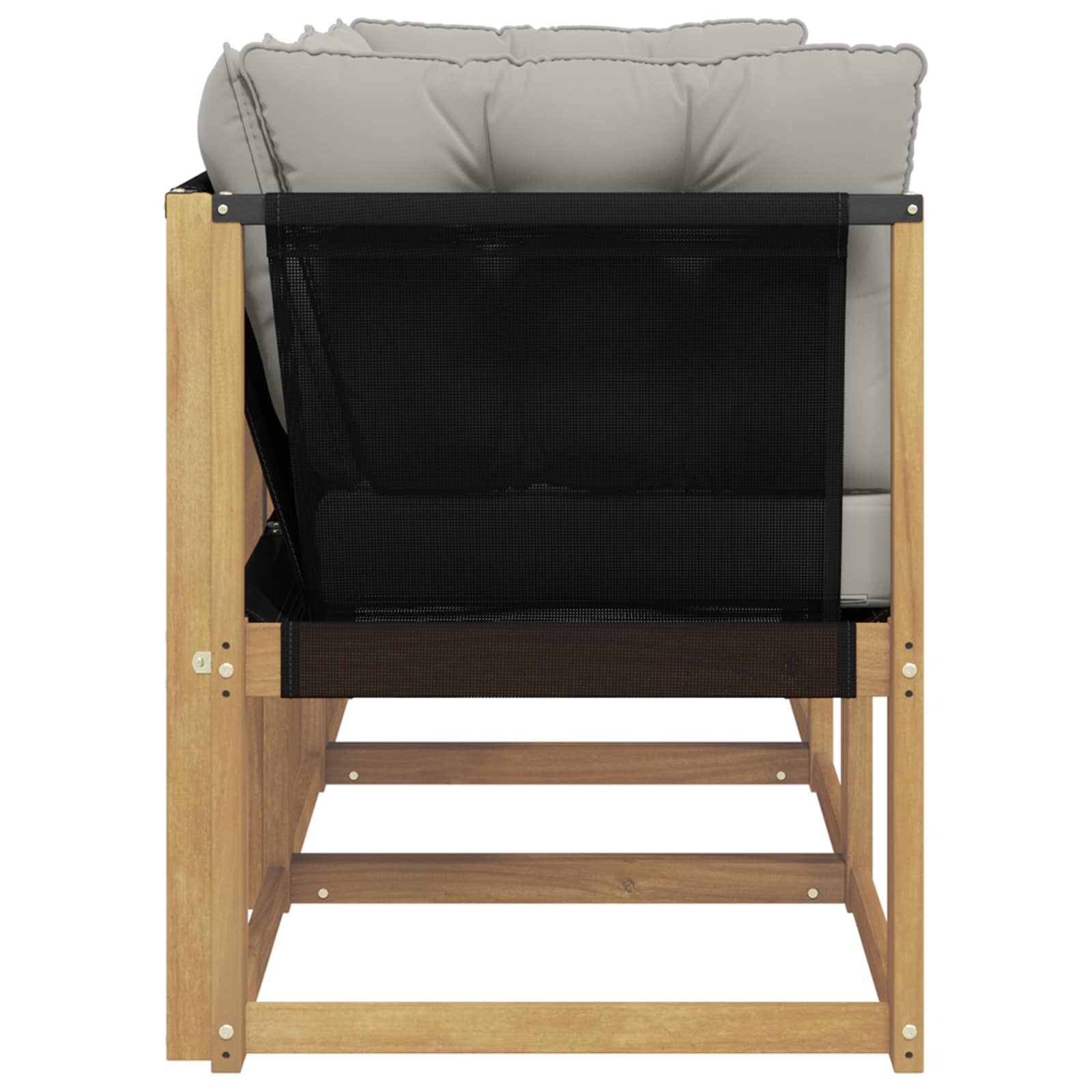 vidaXL Modułowa sofa na zewnątrz z poduszką 3 Sztuka Biały