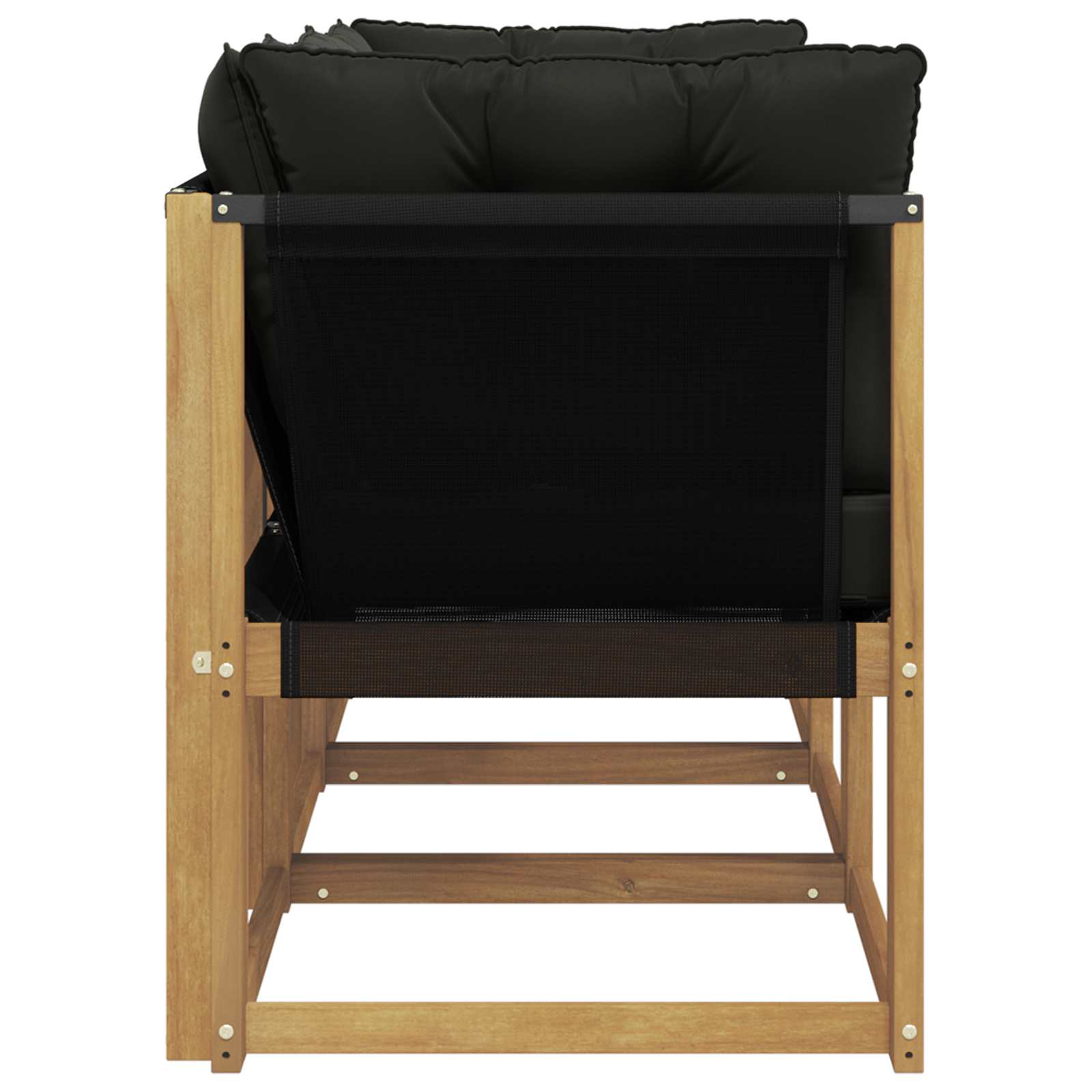 vidaXL Modułowa sofa na zewnątrz z poduszką 3 Sztuka Biały