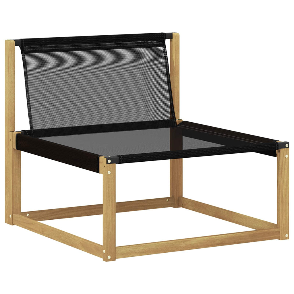 vidaXL Środkowa sofa ogrodowa Lite Drewno Akacji Biały