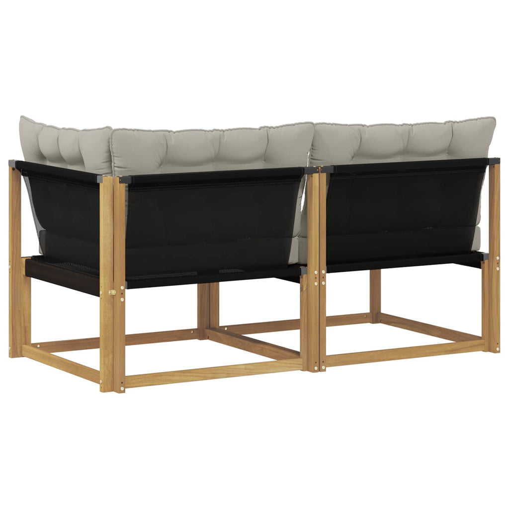 vidaXL Zestaw sof narożnych z poduszką Biały 162,5 x 83 x 73 cm