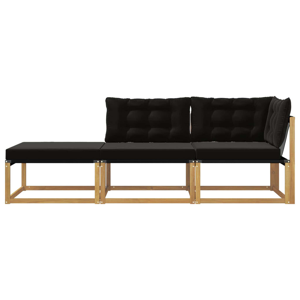 vidaXL Zestaw sof narożnych z poduszką Biały 241,5 x 83 x 73 cm