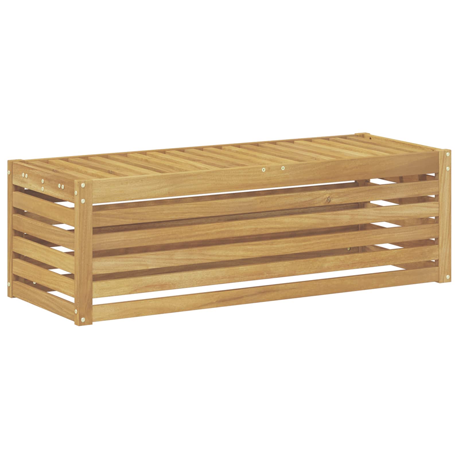 vidaXL Stołek Ławka na Zewnątrz Biały 115 x 43 x 37 cm