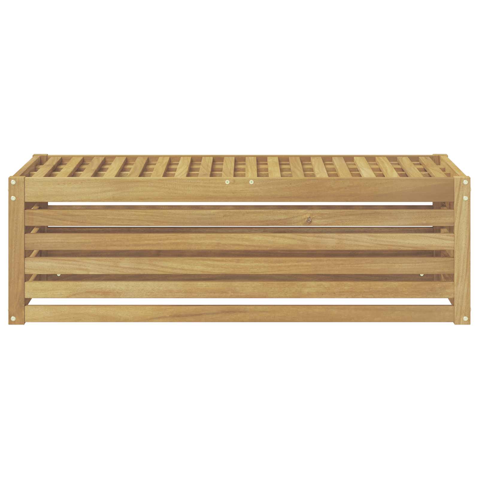 vidaXL Stołek Ławka na Zewnątrz Biały 115 x 43 x 37 cm