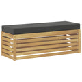 vidaXL Zestaw sof na zewnątrz Biały i antracyt 115 x 43 x 45 cm