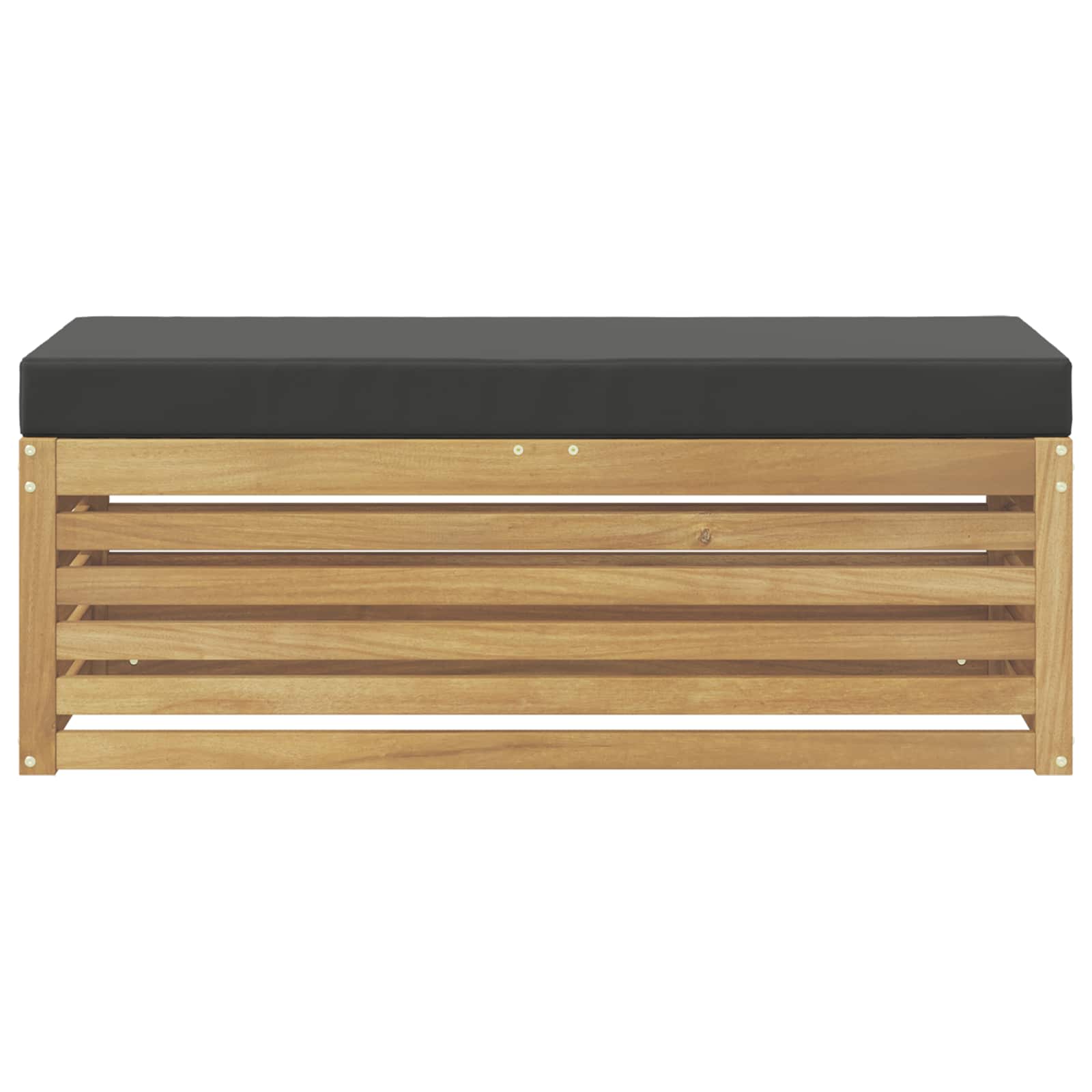 vidaXL Zestaw sof na zewnątrz Biały i antracyt 115 x 43 x 45 cm