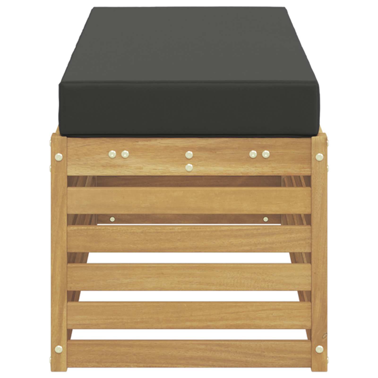 vidaXL Zestaw sof na zewnątrz Biały i antracyt 115 x 43 x 45 cm