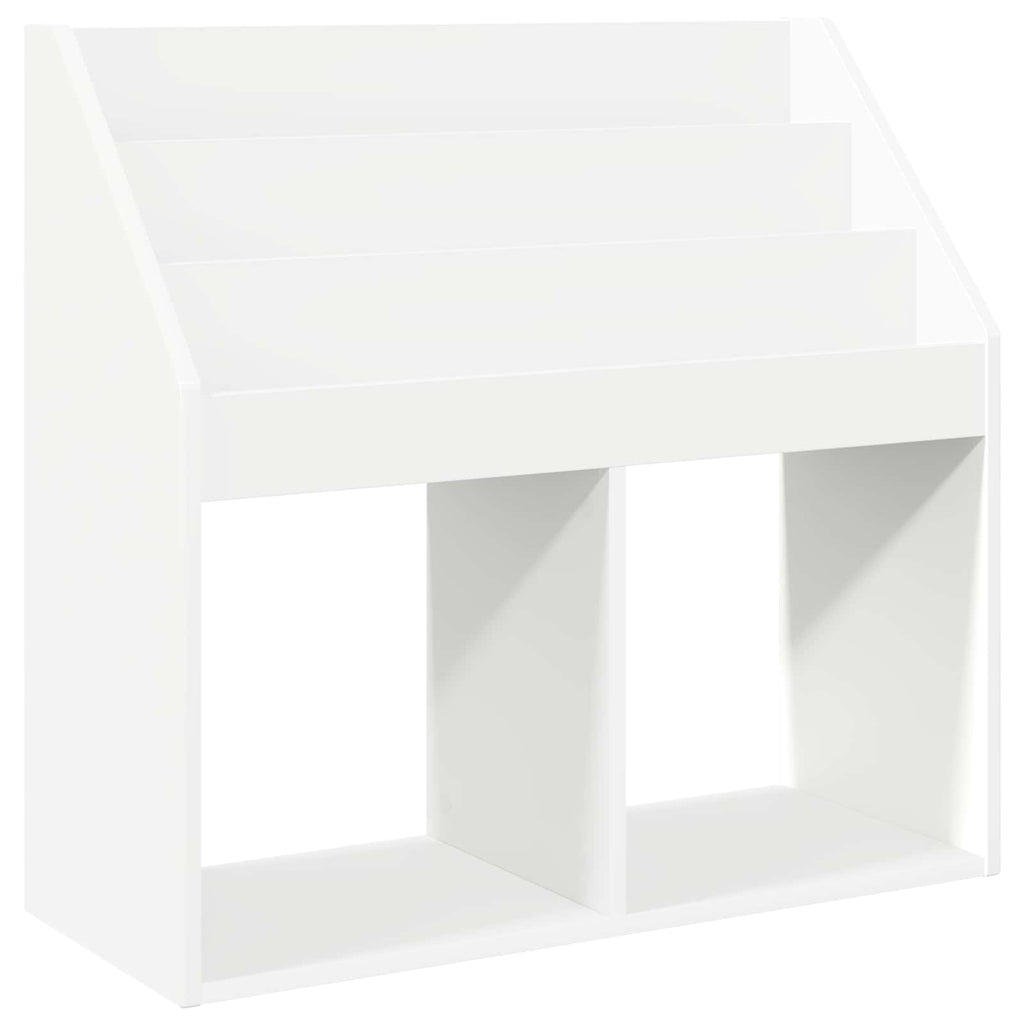 vidaXL Biblioteczka dla dzieci Biały 72,5 x 29,5 x 69 cm